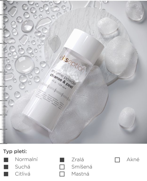 Ekseption - ENZYME POWDER cleanse & peel - 45g - Obrázek 3